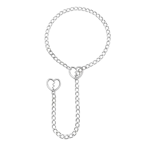 MILAKOO Schlupfkette Y-förmige Halskette Choker Damen Lariat Lock Lang Kette Einstellbar Gothic Punk Emo Y2K Choker für Kleidung von MILAKOO