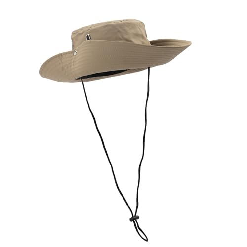 MILAKOO Unisex Eimerhut Outdoor Fischerhut Sonnenhut für Männer und Frauen Wanderhut Schnell Trocknender Wasserdichter Wanderhut mit Aufklappbarer Krempe und Winddichtem Seil von MILAKOO