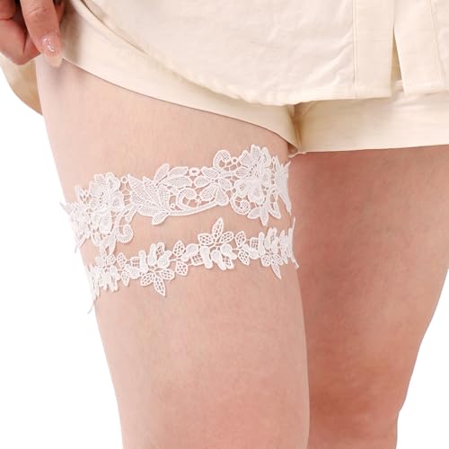 Milakoo 2PCS Hochzeit Strumpfband für Braut Körper Taille Kette Bein Sommer Strand Körperketten Verstellbar Körperschmuck für Frauen Milakoo 2PCS Hochzeit Strumpfband für Braut Körper Taille Kette Bein Sommer Strand Körperketten Verstellbar Körperschmuck für Frauen von MILAKOO
