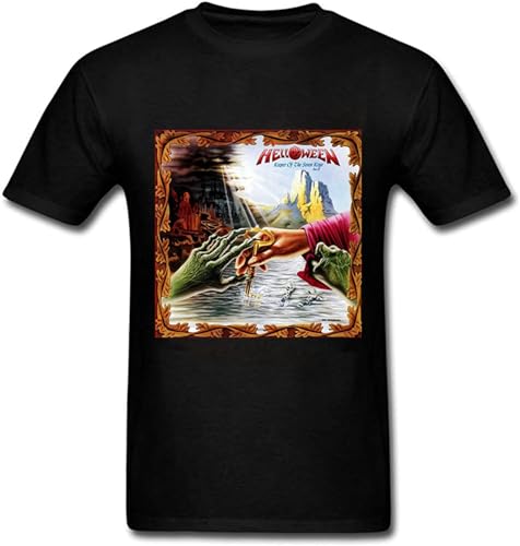 Man's T-Shirt Helloween Keeper of The Seven Keys Part Ii Electronica Men O Neck Design Black L Man's T-Shirt Helloween Keeper of The Seven Keys Part Ii Electronica Men O Neck Design Black L von MILAN SPRING