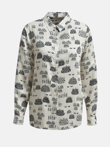 MILANO ITALY Damen Bluse, beige von MILANO ITALY