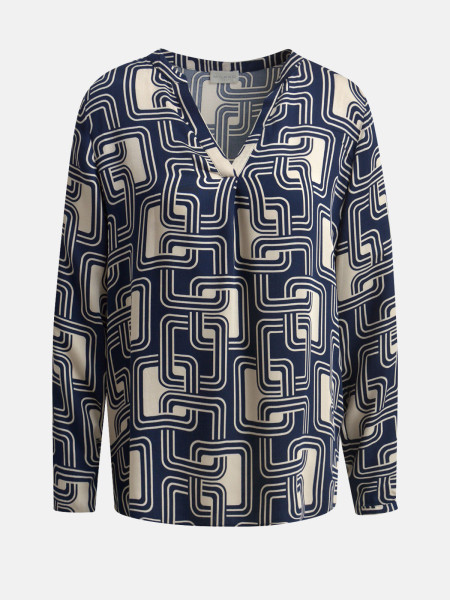 MILANO ITALY Damen Bluse, dunkelblau von MILANO ITALY