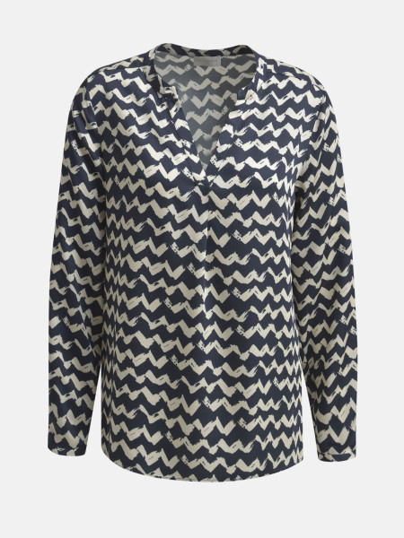 MILANO ITALY Damen Bluse, dunkelblau von MILANO ITALY