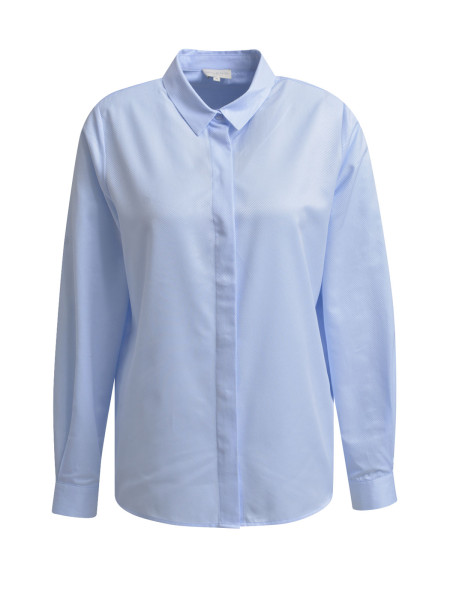 MILANO ITALY Damen Bluse, hellblau von MILANO ITALY