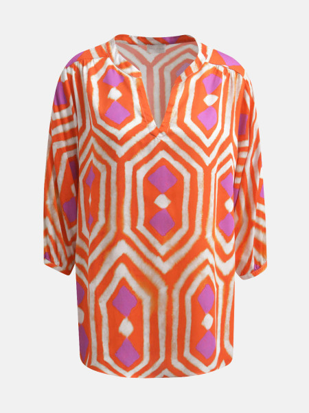 MILANO ITALY Damen Bluse, orange von MILANO ITALY