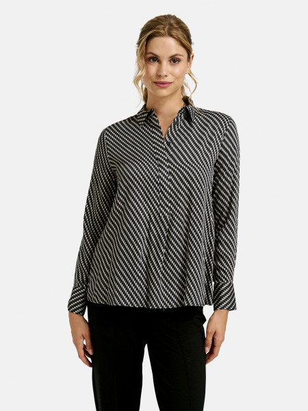 MILANO ITALY Damen Bluse, schwarz von MILANO ITALY