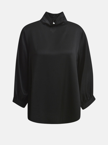 MILANO ITALY Damen Bluse, schwarz von MILANO ITALY