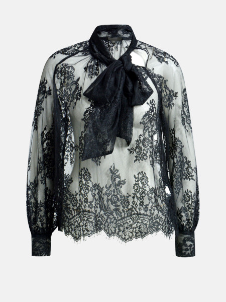 MILANO ITALY Damen Bluse, schwarz von MILANO ITALY