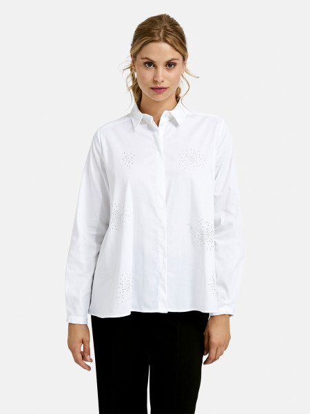 MILANO ITALY Damen Bluse, weiß von MILANO ITALY
