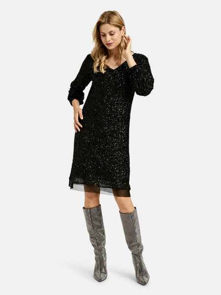 MILANO ITALY Damen Kleid, schwarz von MILANO ITALY