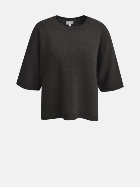 MILANO ITALY Damen Kurzarmpullover, mocca von MILANO ITALY