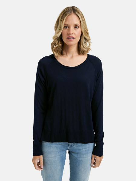 MILANO ITALY Damen Pullover, dunkelblau von MILANO ITALY