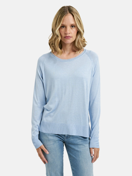 MILANO ITALY Damen Pullover, hellblau von MILANO ITALY