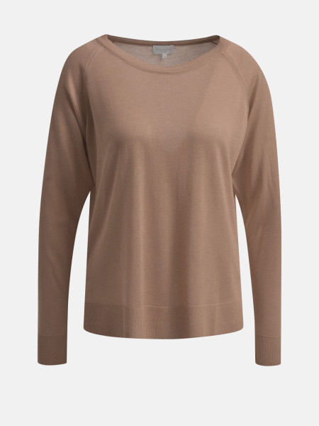 MILANO ITALY Damen Pullover, hellbraun von MILANO ITALY
