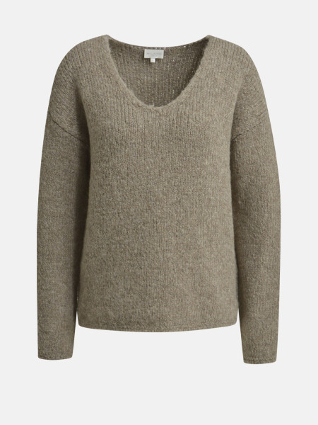 MILANO ITALY Damen Pullover, hellbraun von MILANO ITALY