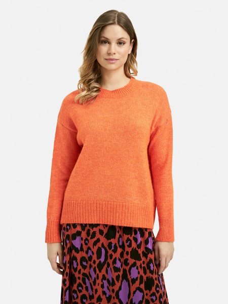 MILANO ITALY Damen Pullover, orange von MILANO ITALY