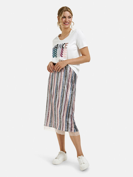 MILANO ITALY Damen Rock, rauchblau von MILANO ITALY