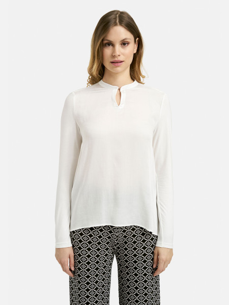 MILANO ITALY Damen Shirtbluse, creme von MILANO ITALY