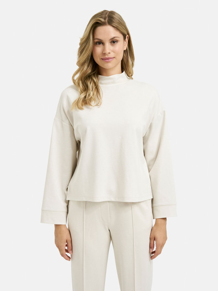 MILANO ITALY Damen Sweatshirt, creme von MILANO ITALY