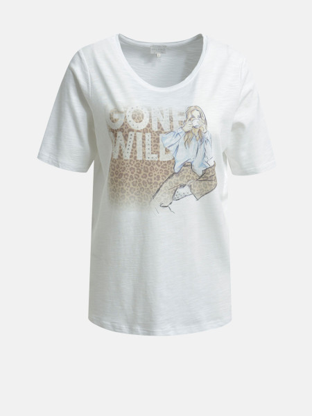 MILANO ITALY Damen T-Shirt, offwhite von MILANO ITALY