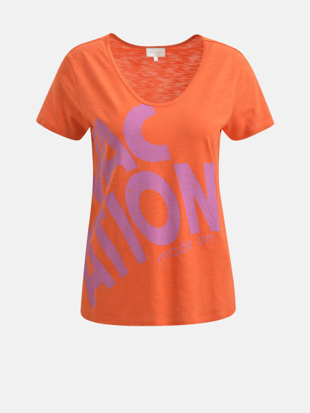 MILANO ITALY Damen T-Shirt, orange von MILANO ITALY