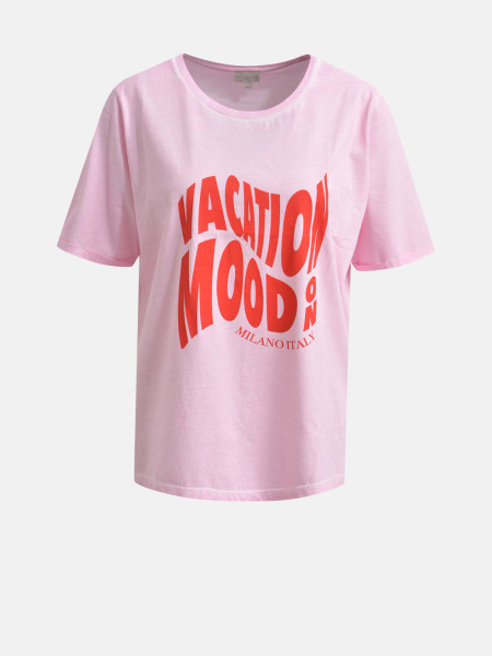 MILANO ITALY Damen T-Shirt, rosa von MILANO ITALY