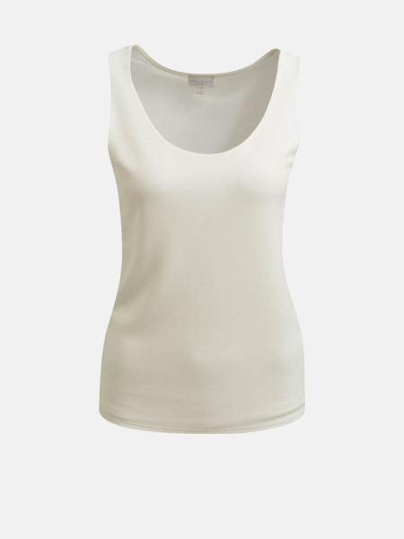 MILANO ITALY Damen Top, creme von MILANO ITALY