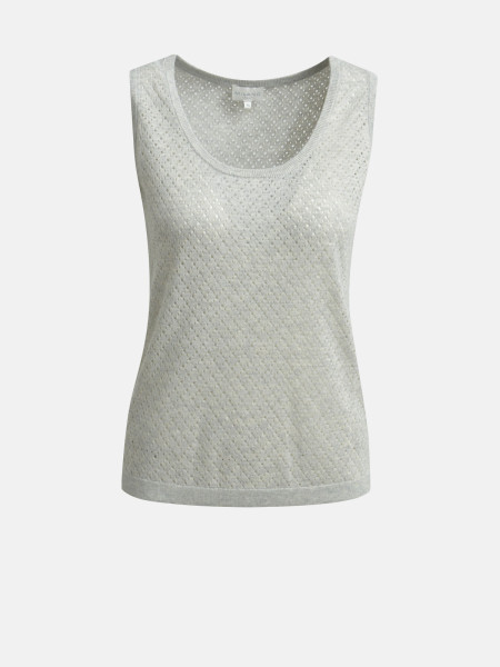 MILANO ITALY Damen Top, grau von MILANO ITALY