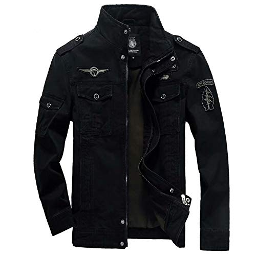 HERREN ARMY MILITÄR JACKE BAUMWOLLE FELDJACKE MILITARY HERRENJACKE von MILASIA