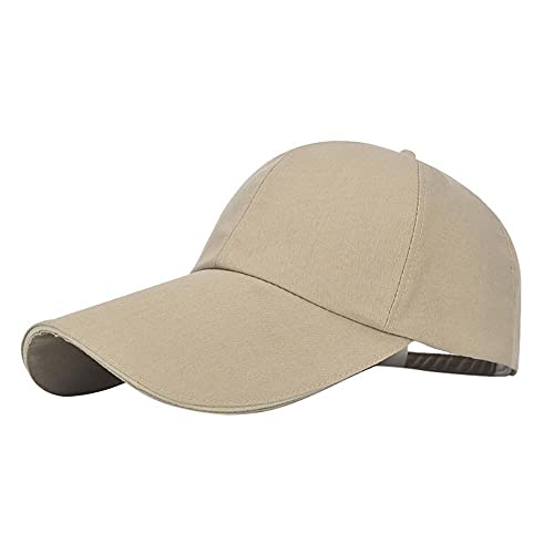 MILAX Baseballkappe,Outdoor-Baseballkappe mit langem Schirm, Verlängerte Krempe, Sonnenschutz,Schirmmütze Unisex Baseballkappe mit verlängerter Krempe von MILAX