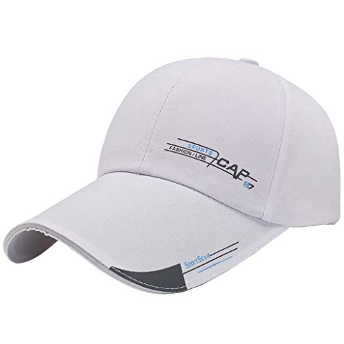 MILAX Baseballkappe,Outdoor-Baseballkappe mit langem Schirm, Verlängerte Krempe, Sonnenschutz,Schirmmütze Unisex Baseballkappe mit verlängerter Krempe von MILAX