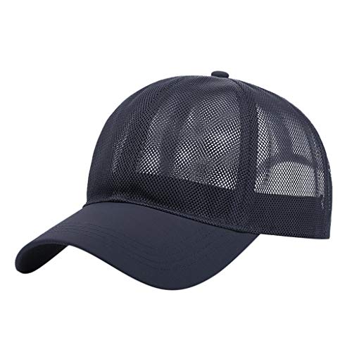 MILAX Full Mesh Baseball Cap Herren Sommer Schnell Trocknend Leicht Atmungsaktiv Basecap Mesh Verstellbares Sonnenschutz Atmungsaktiv Licht von MILAX