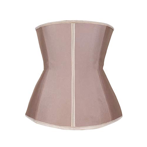 MILAX Waist Trainer Damen Korsett Taillenformer Damen Korsage Korsett Shapewear Waist 4 Stahlknochen Latex Korsett Taillenmieder Unterbrust Bauchweg Corsage von MILAX