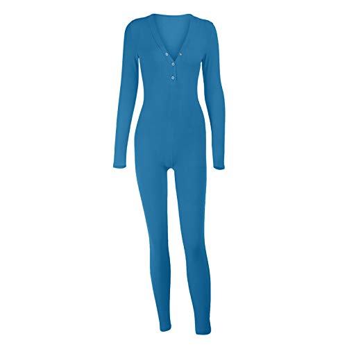 MILAX Women's Romper Pyjamas Onesie Jumpsuit Functional Buttoned Flap Adult Pyjamas,sexy Bodysuit Lingerie Romper Jumpsuits for Women One-Piece Thermal Underwear with Button Placket MILAX Women's Romper Pyjamas Onesie Jumpsuit Functional Buttoned Flap Adult Pyjamas,sexy Bodysuit Lingerie Romper Jumpsuits for Women One-Piece Thermal Underwear with Button Placket von MILAX