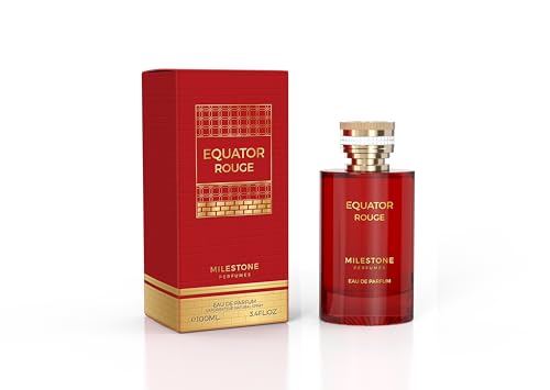 MILESTONE Equator Rouge Eau de Parfum für Damen, 100 ml – langanhaltender, kräftiger und anspruchsvoller Blumenduft, ideal für den täglichen Gebrauch oder besondere Anlässe, elegantes und raffiniertes MILESTONE Equator Rouge Eau de Parfum für Damen, 100 ml – langanhaltender, kräftiger und anspruchsvoller Blumenduft, ideal für den täglichen Gebrauch oder besondere Anlässe, elegantes und raffiniertes von MILESTONE PERFUMES