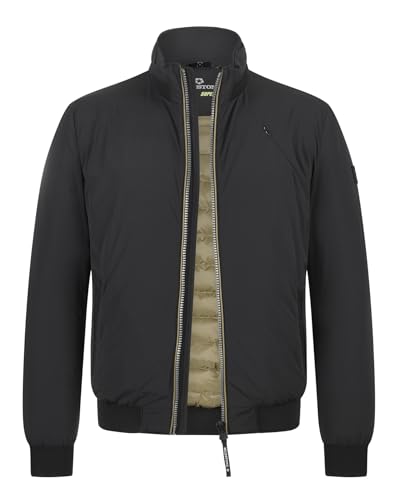 MILESTONE Blouson MSCesaro atmungsaktiv, winddicht und waserabweisend (DE/NL/SE/PL, Numerisch, 50, Regular, Regular, Schwarz) von MILESTONE