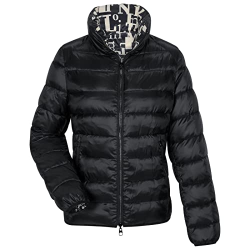 MILESTONE Damen Jacke Whitney Größe 40 EU Schwarz (schwarz) von MILESTONE