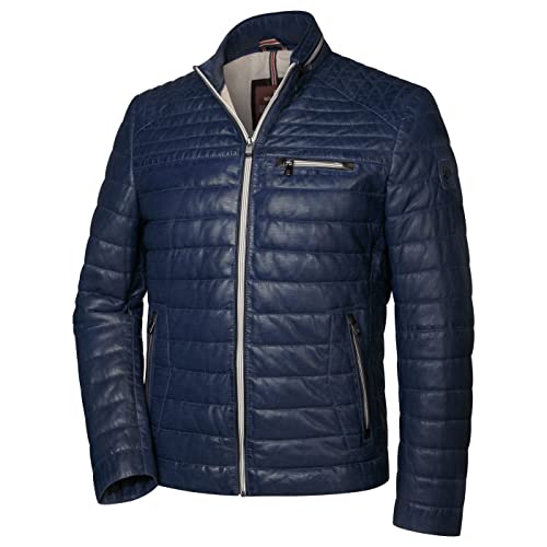 MILESTONE Leder-Steppjacke Terenz Marine 50 von MILESTONE