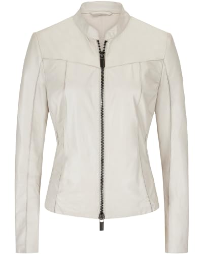 MILESTONE Lederjacke Moraira Stein 36 von MILESTONE