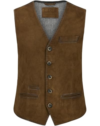 MILESTONE Lederweste MsRenzo Cognac 50 von MILESTONE