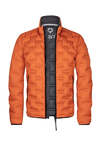 MILESTONE MS-Salvio Herren Daunenjacke in Stepp-Optik… (as3, numeric, numeric_48, regular, regular, Orange) von MILESTONE