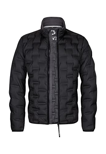 MILESTONE MS-Salvio Herren Daunenjacke in Stepp-Optik… (as3, numeric, numeric_50, regular, regular, Schwarz, 50) von MILESTONE