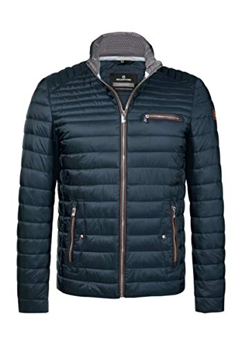 MILESTONE Norwick - Leichte Herren Stepp-Jacke mit Stehkragen (48, Navy) von MILESTONE