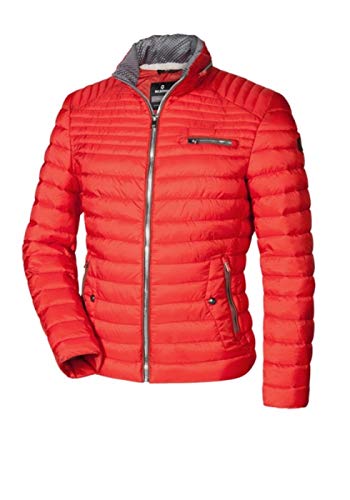 MILESTONE Norwick - Leichte Herren Stepp-Jacke mit Stehkragen (50, Rot) von MILESTONE