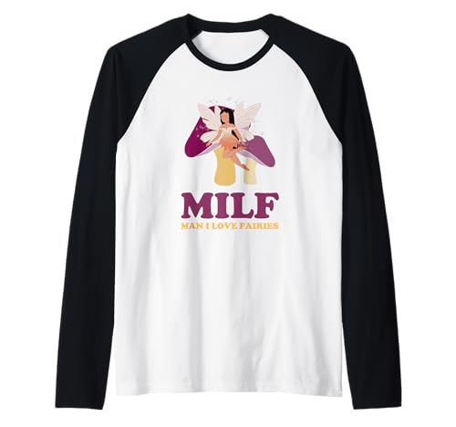 Lustiger Cottagecore Milf Man I Love Fairies Magical Mushroom Raglan Lustiger Cottagecore Milf Man I Love Fairies Magical Mushroom Raglan von MILF Man I Love Fairies Cottagecore Apparel