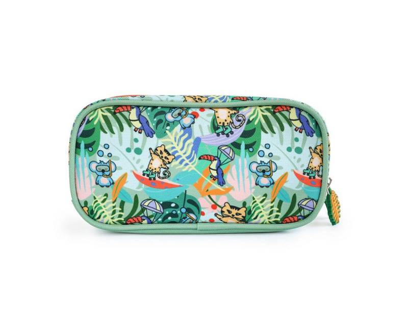 MILK&MOO Kindergartentasche Milk&Moo Jungle Friends Federmäppchen mit Zwei Fächern – Langlebig von MILK&MOO