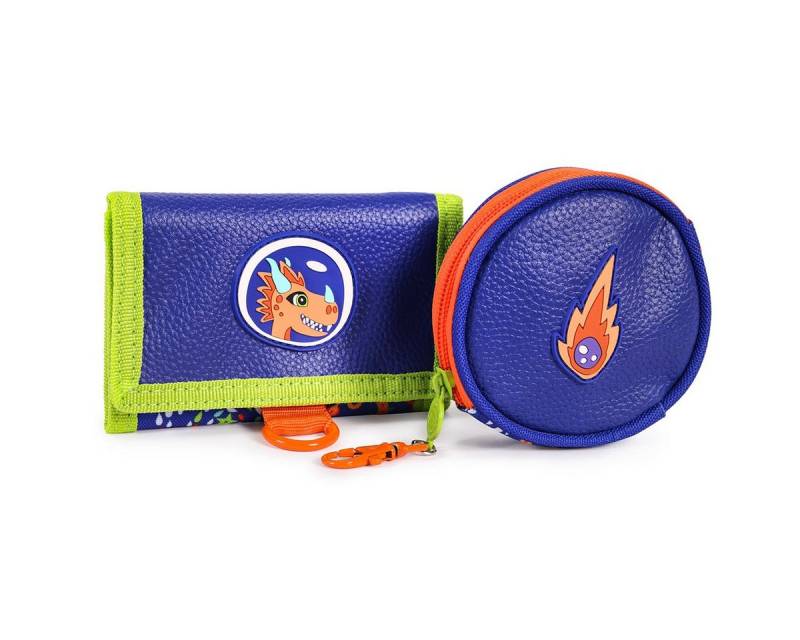 MILK&MOO Kindergartentasche Milk&Moo Ponix Kinderbrieftasche und Münzbeutel von MILK&MOO