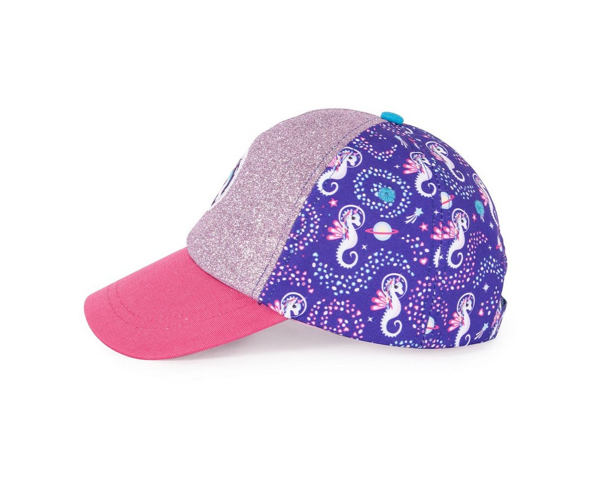 MILK&MOO Sonnenhut Milk&Moo Ayris Unicorn Kinderhut, 7-10 Jahre, Pink & Lila (1-St) von MILK&MOO