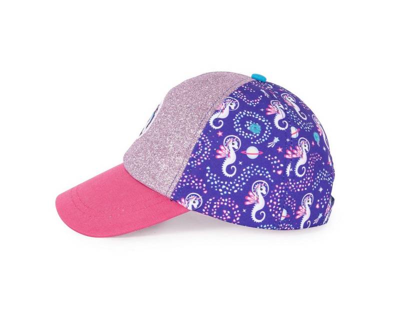 MILK&MOO Sonnenhut Milk&Moo Ayris Unicorn Kinderhut, 7-10 Jahre, Pink & Lila (1-St) von MILK&MOO