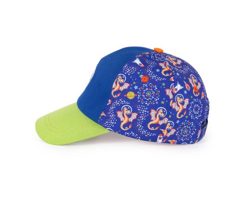 MILK&MOO Sonnenhut Milk&Moo Ponix Kinderhut, 7-10 Jahre, Blau & Grün, Verstellbar (1-St) von MILK&MOO